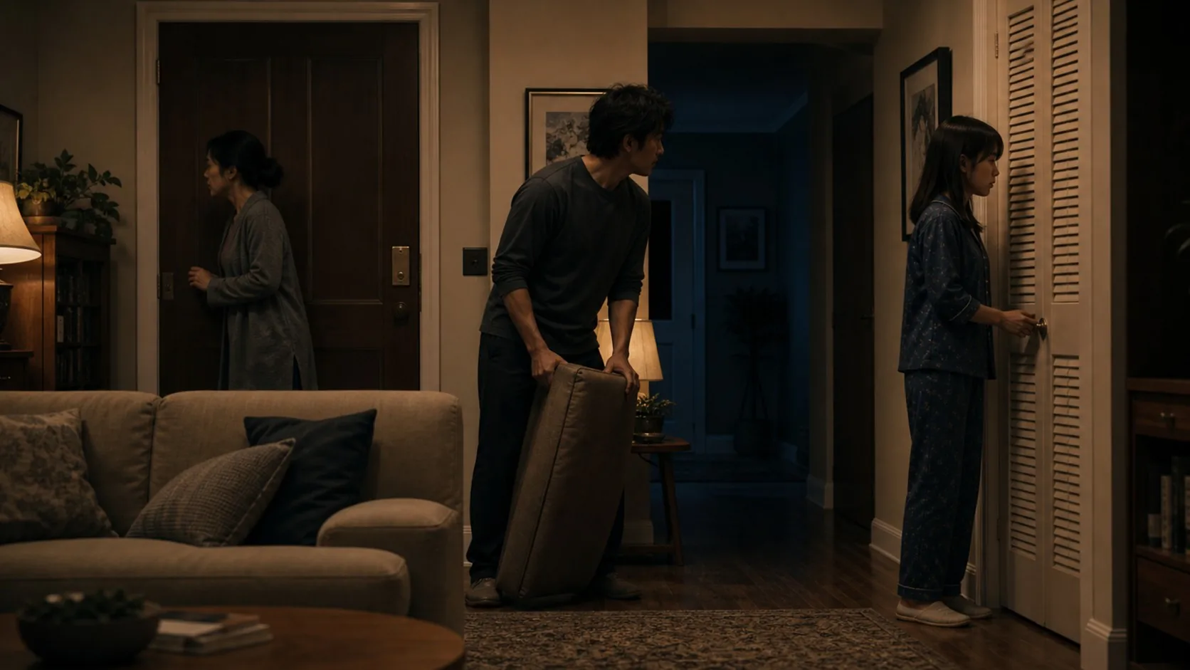 Room blocking frame